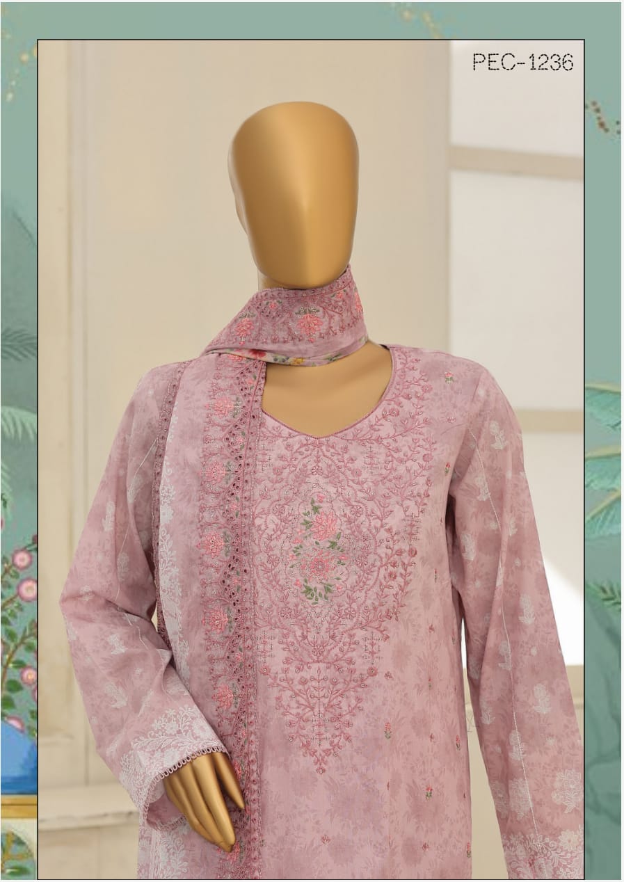 HZ Premium Embroidered Lawn