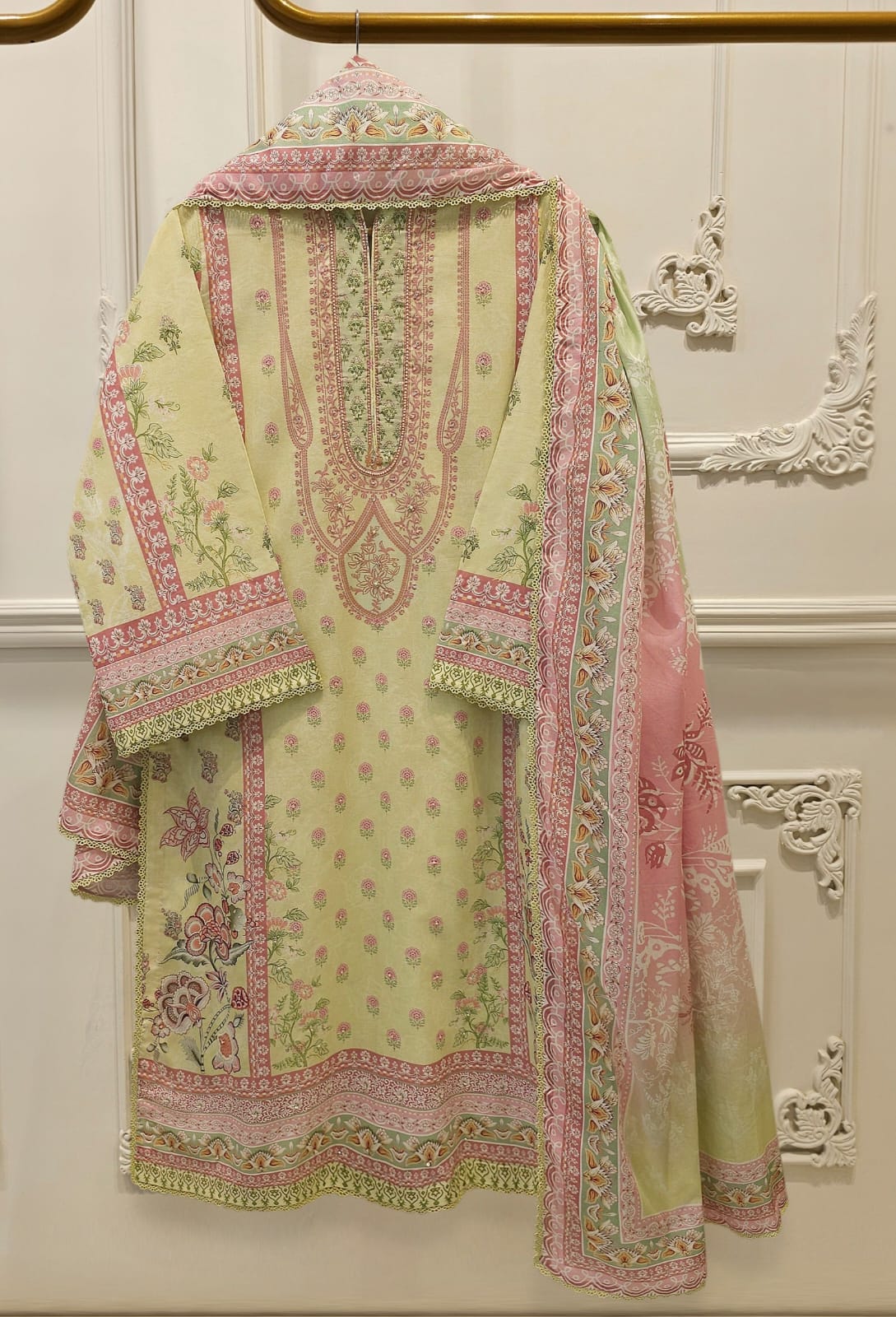 Agha Noor 2 Piece Stitched Suit