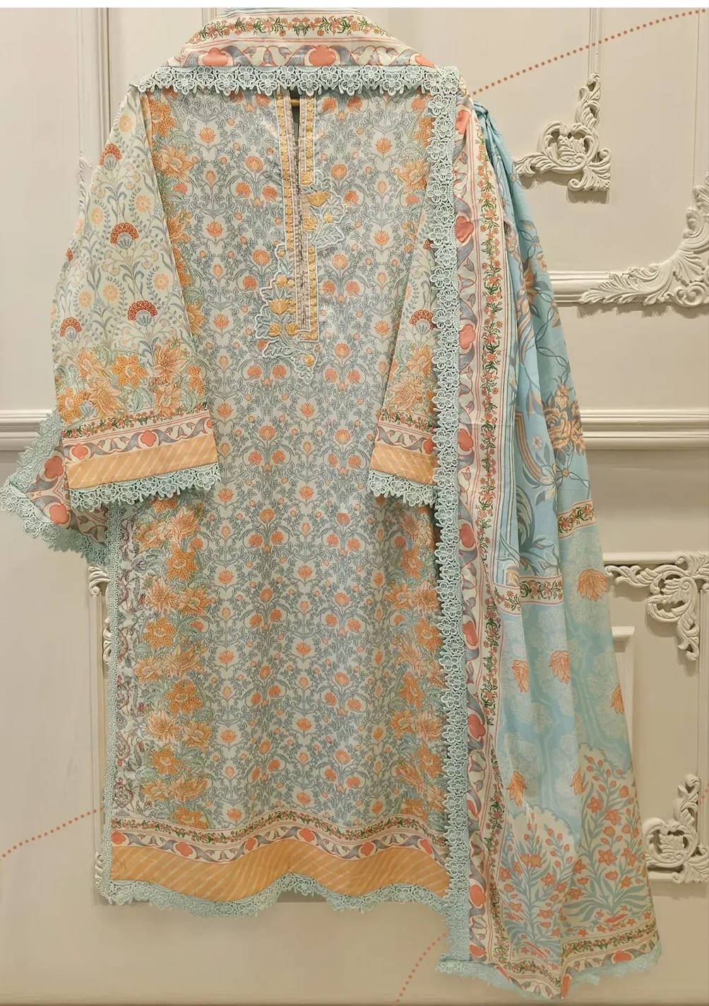 Agha Noor 2 Piece Stitched Suit