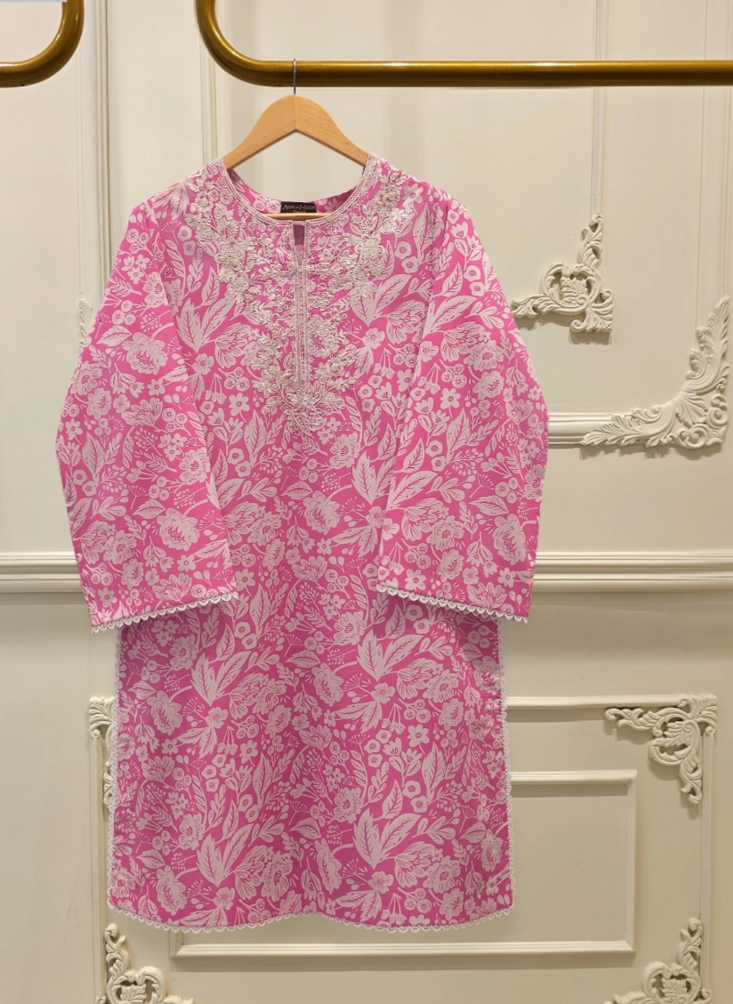 Agha Noor 2 Piece Stitched Suit