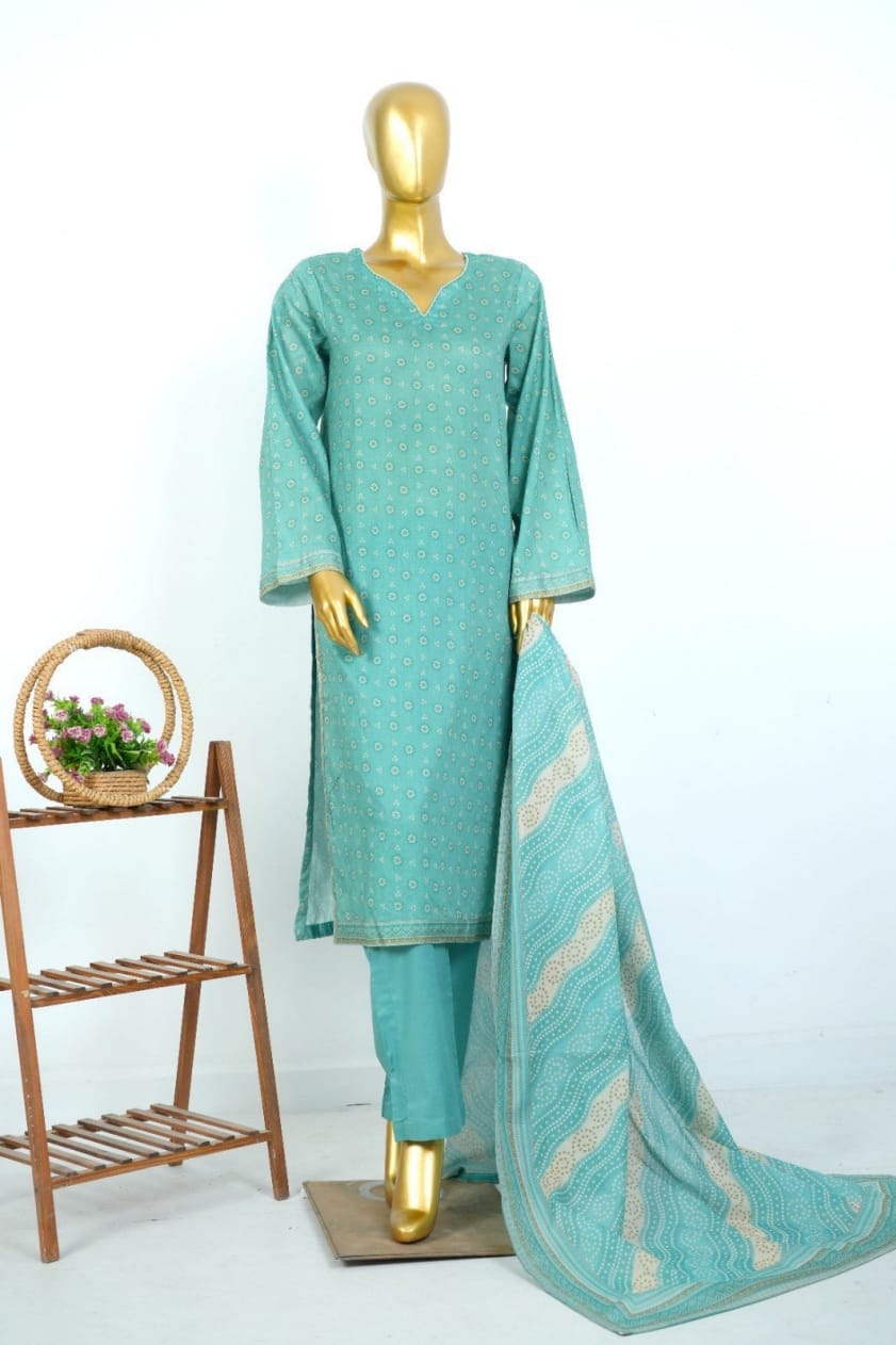 Bin Saeed 3PC Stitched Pakistani Dress