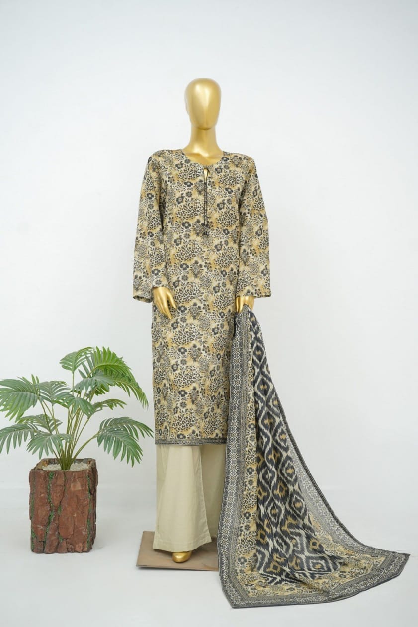 Bin Saeed 3PC Stitched Pakistani Dress