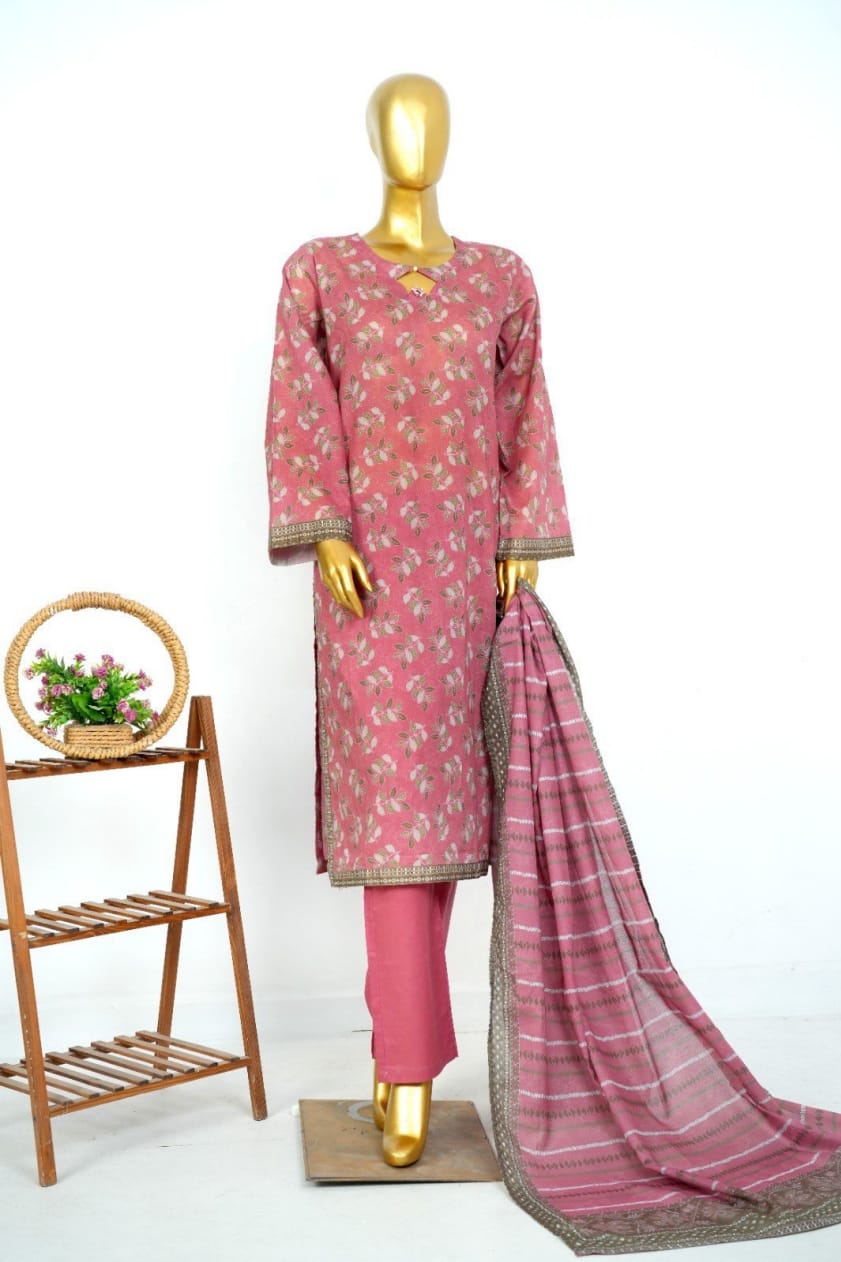 Bin Saeed 3PC Stitched Pakistani Dress