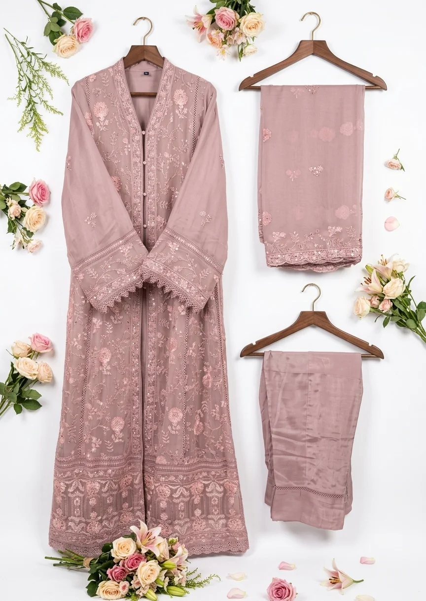 Aiman Aisha- Luxury Arfa Gown Chiffon Embroidered Collection
