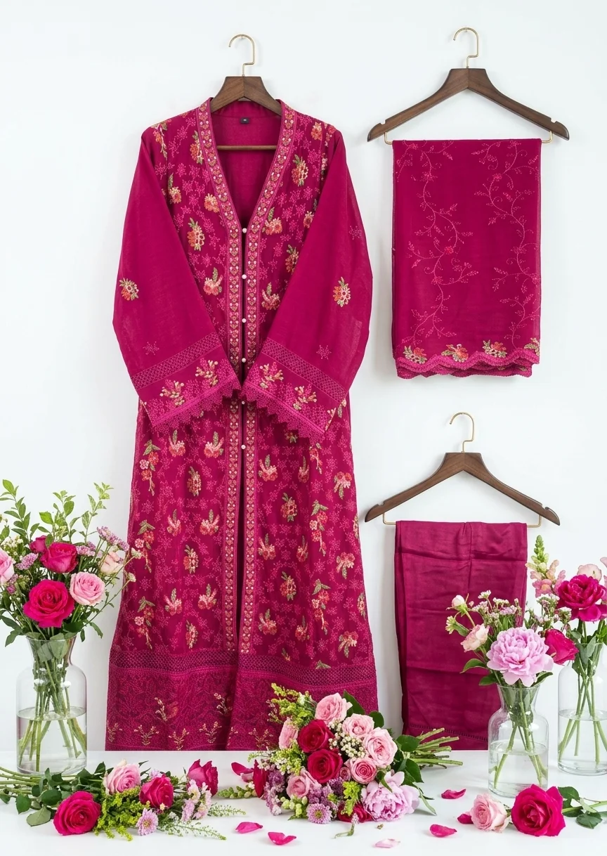 Aiman Aisha- Luxury Arfa Gown Chiffon Embroidered Collection